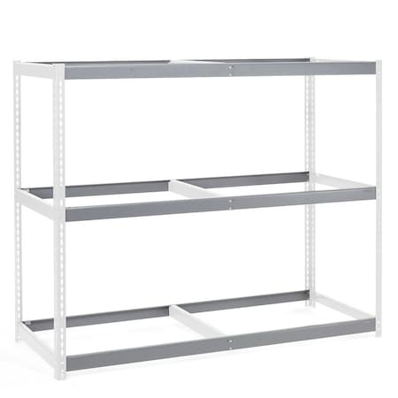 Global Industrial Double Rivet Beam, 96inL, Gray 601CP10